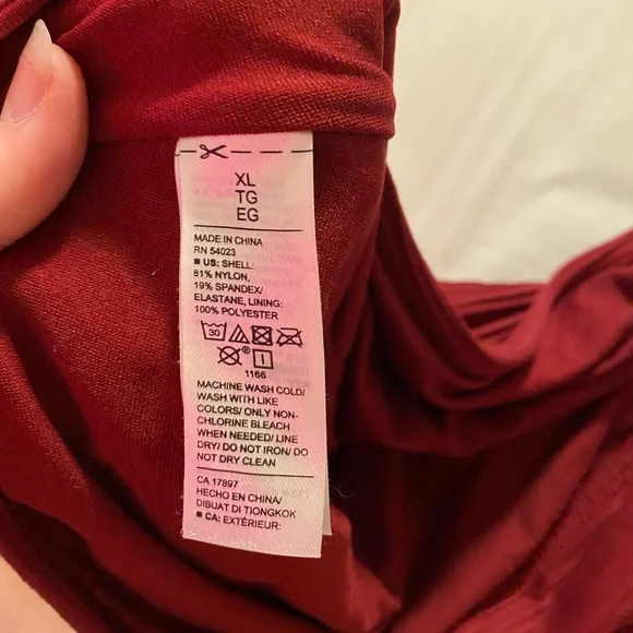 Maroon Old Navy Bathing suit - Picture 4 of 4